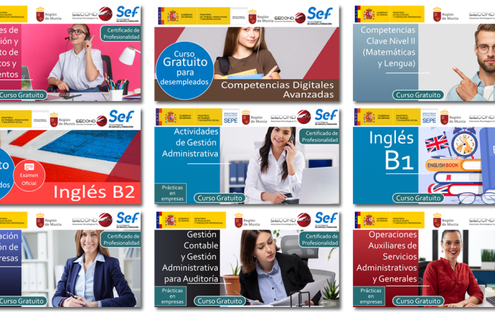 Cursos SEF desempleados Murcia - secondwayformacion