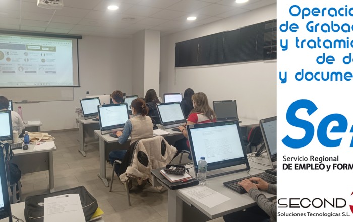 Examen del curso de Operaciones de Grabación, y tratamiento de datos y documentos - Secondwayformacion - Murcia