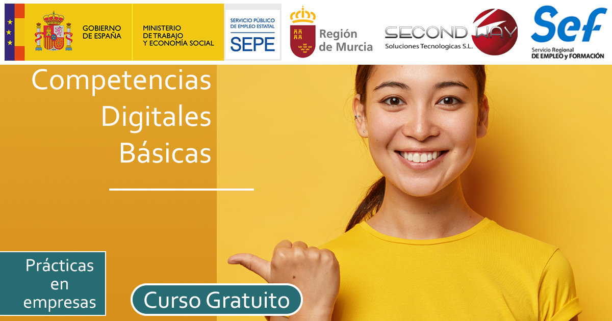 Curso de Competencias Digitales Básicas (Las Torres de Cotillas) Murcia - AC-2023-2540 - secondwayformacion