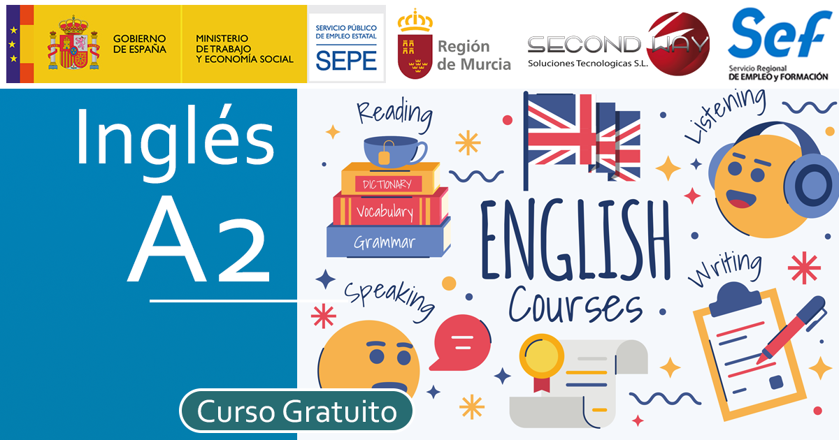 Curso de Ingles A2 con examen oficial (Murcia) – AC-2023-2351 - secondwayformacion