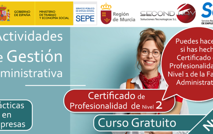 Curso de Actividades de Gestión Administrativa en Archena