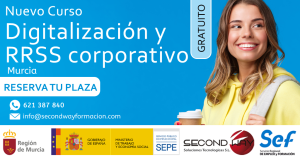 Curso de Digitalización y RRSS como Estrategia corporativa - Secondwayformacion